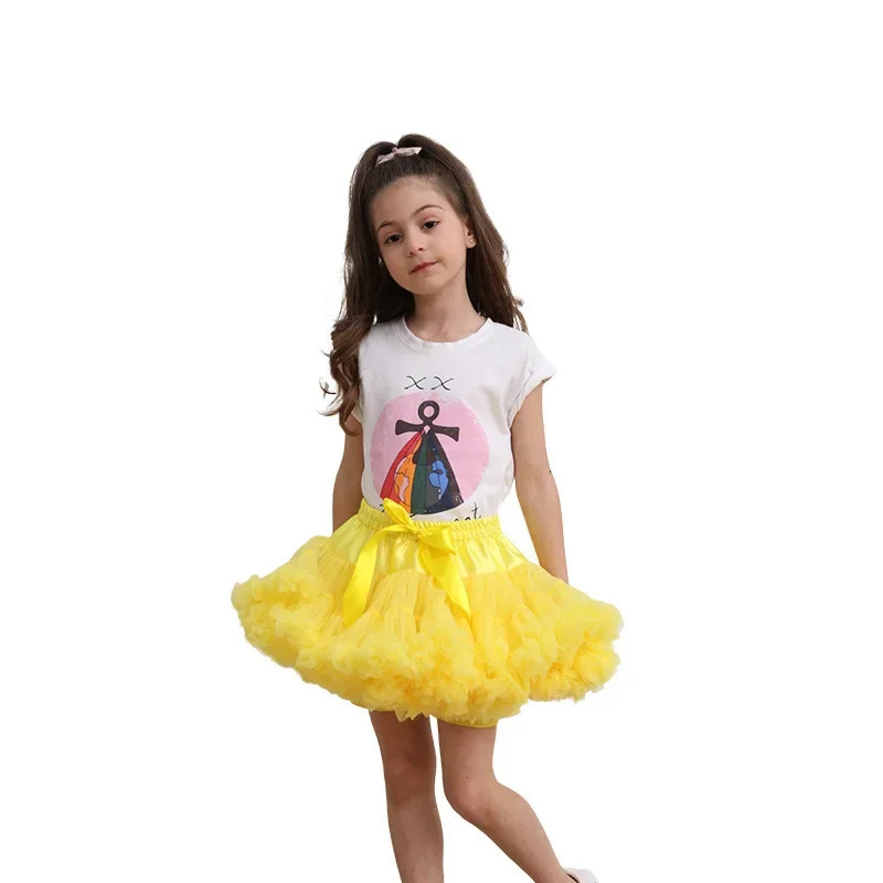 Lush Small Baby Girls Tutu Skirt for Kids Children Puffy Tulle Skirts Girl born Party Princess Clothes 115 Years 250527