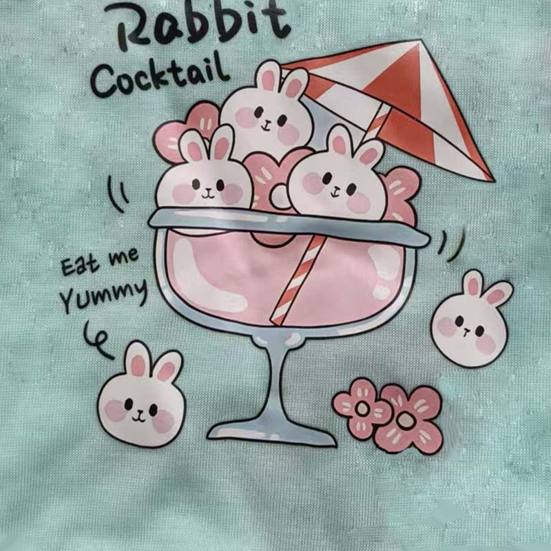 Pet clothing cartoon printed vest fashionable