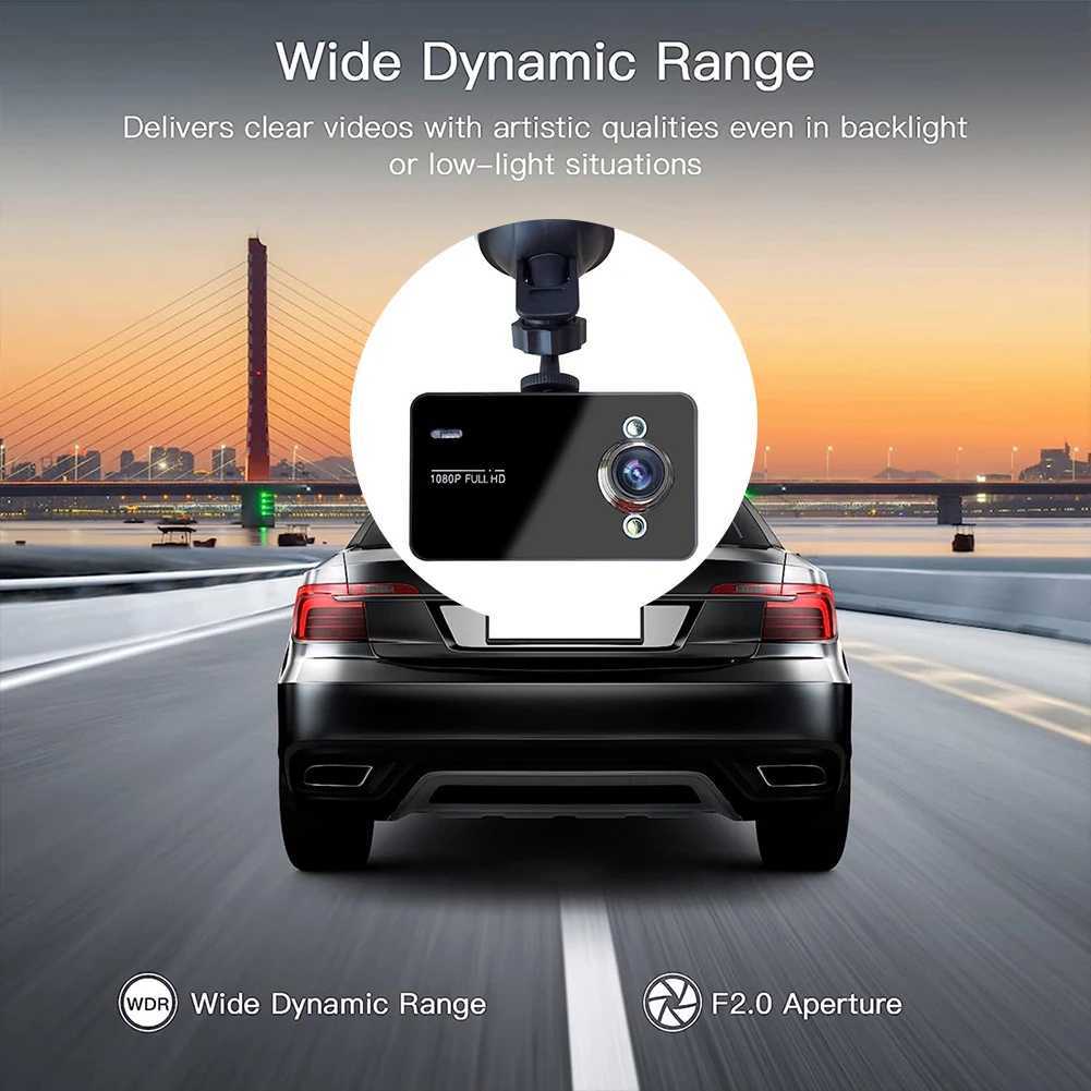 car dvr 1080P Fl HD Car Video Camera 2.7 Inch Car Camcorder Night Vision 140 View Angle Dashcam DVR Driver Recorder Parking Monitor Z250509