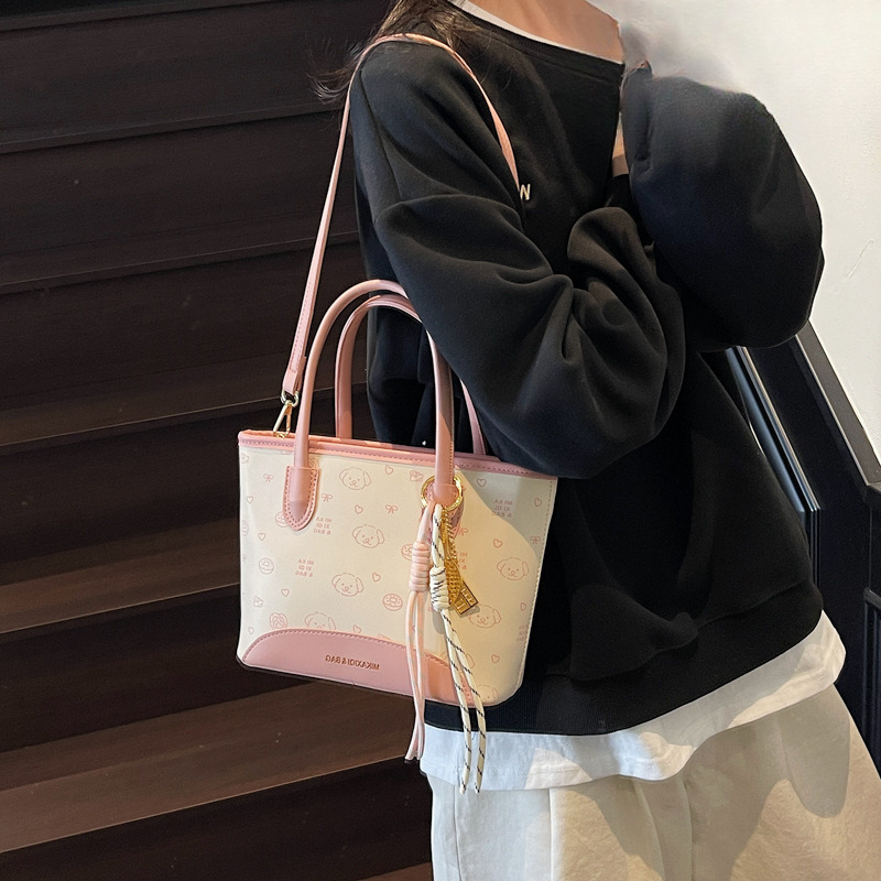 Niche polka dot women's fashionable multifunctional handbag designer fashionable women's shoulder bag crossbody bag