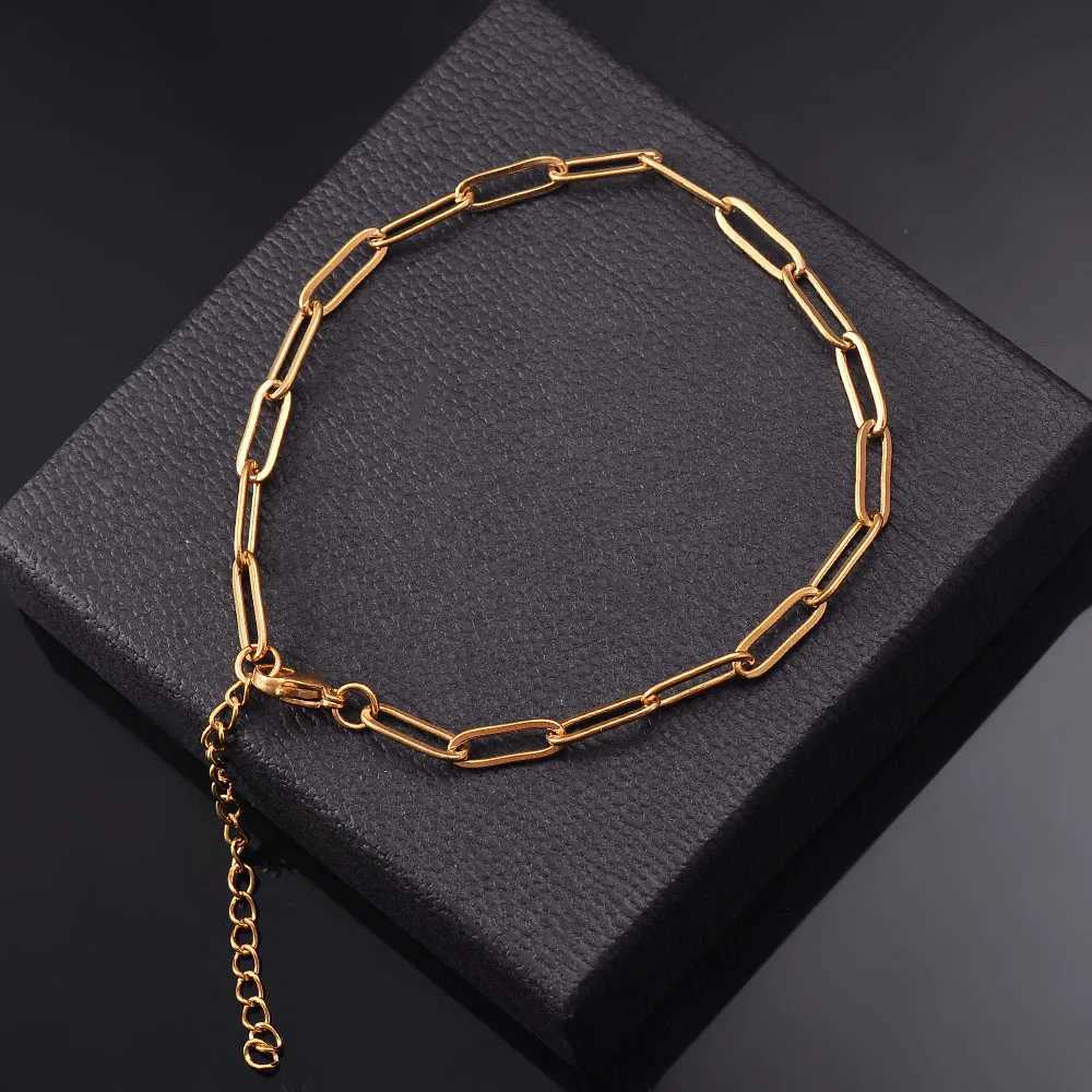 Stainless Steel Multilayer Chain Bracelet for Women Simple Fashion Layered Girl Wrist Bracelet Jewelry Accessories Length 18cm+5cm W250526