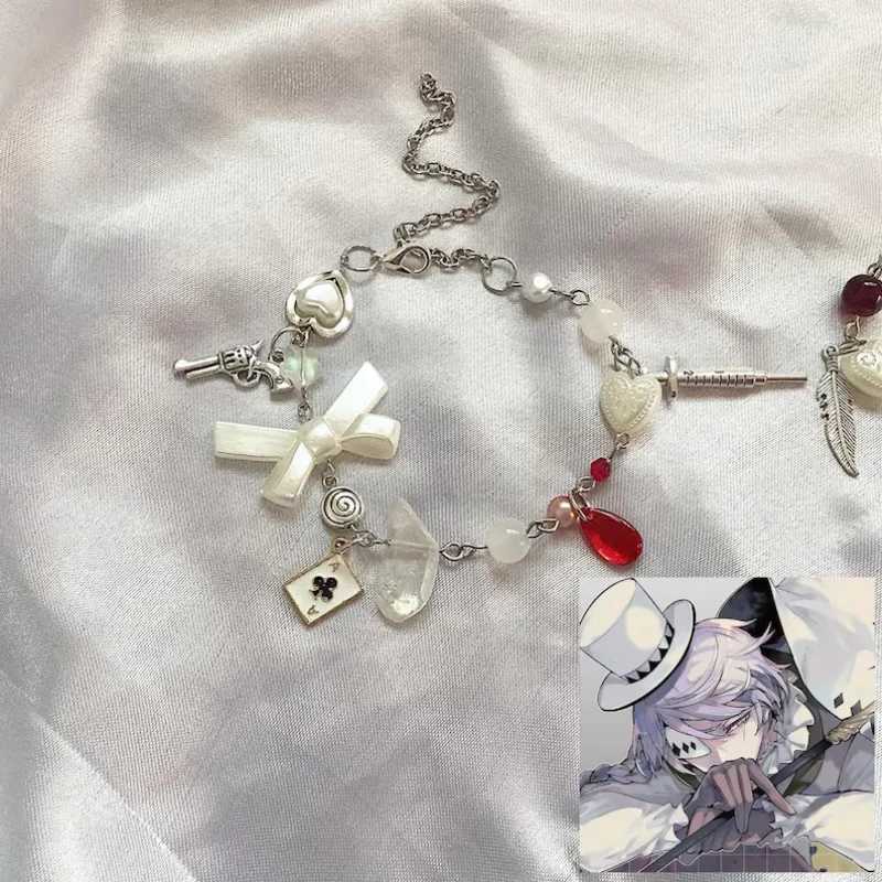 handmade! Fyodor Nikolai themed bracelets Y2K New design W250526