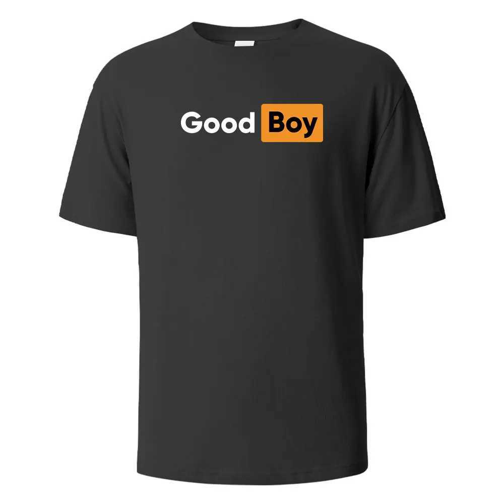 Good Boy Print T-Shirt Summer Tees For Men Women 100% Cotton O-neck Oversize Casual Short sleeve Tops Z250527