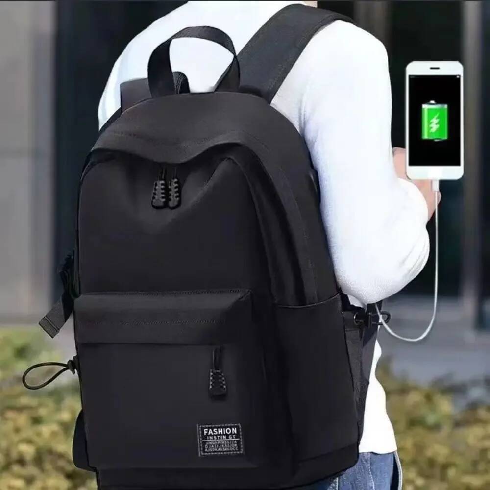 High Quality School Student Large Capacity Travel Fashion Oxford Cloth Trendy Computer Bag Backpack Washable