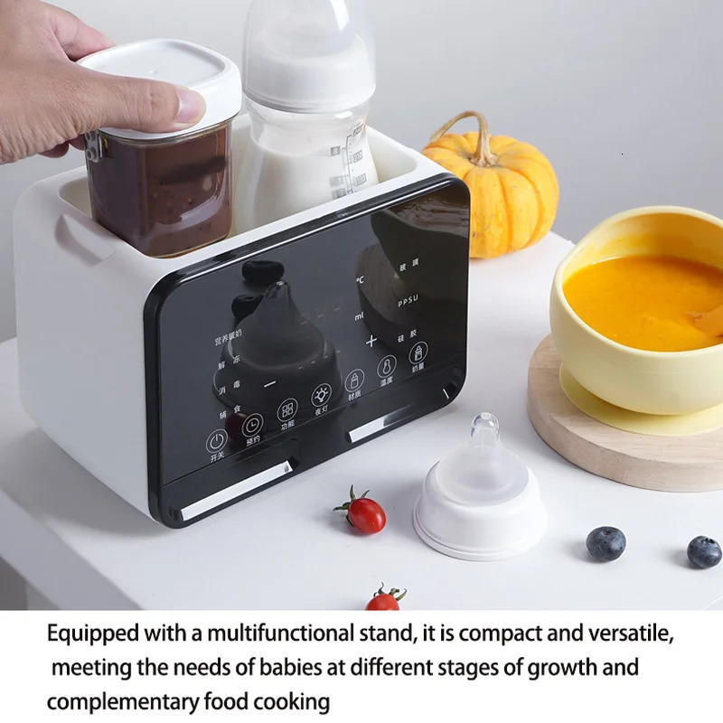 Multifunction Baby Bottle Warmer born Babies Milk Double Nursing Heater Sterilizer with Accurate Temperature Control 250527