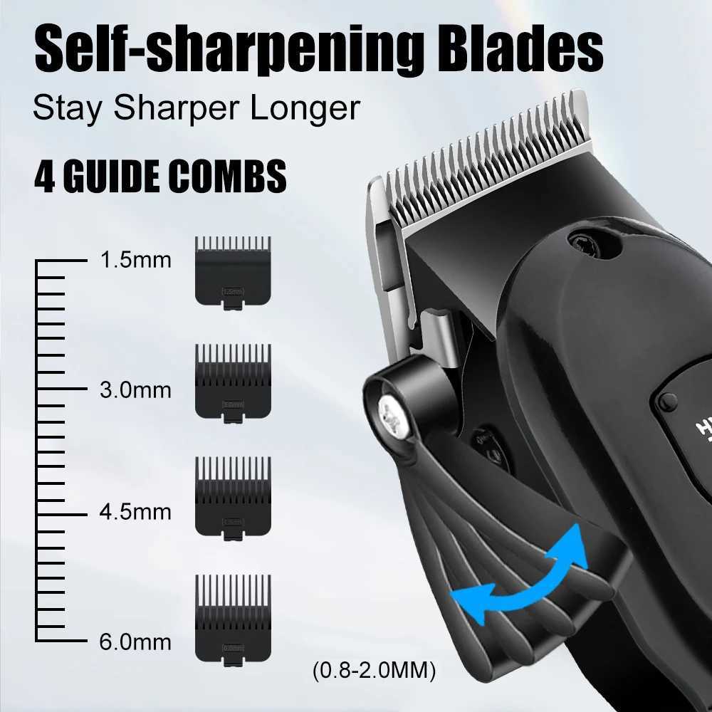 HIENA hair clipper Shaver Professional electric scissors push Barber shop hair trimmers Hair cutting machine trimmer for men R250926