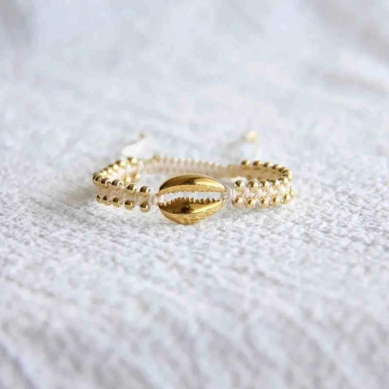 KKBEAD Vintage Braided Bracelets for Women and Men Couple Accessories Handmade Shell Bracelet Luxury Designer Jewelry W250526