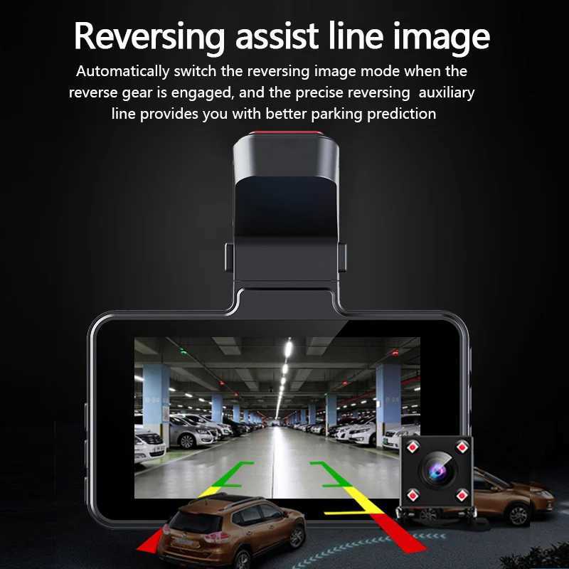 car dvr WIFI DVR Recorder Dashcam 1440P Dash Car Dash Cam Camera Dual Lens Built In G-Sensor Loop Recording Parking Monitoring Z250509