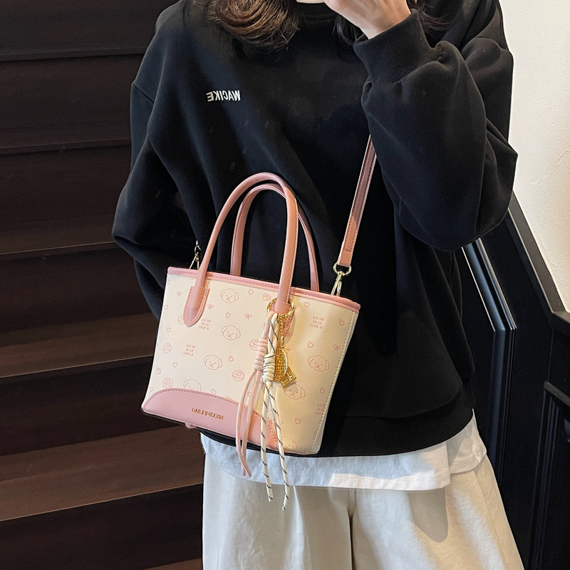 Niche polka dot women's fashionable multifunctional handbag designer fashionable women's shoulder bag crossbody bag