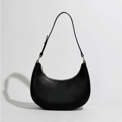 Half moon shaped women's armpit bag, summer high-end shoulder bag, elegant handbag, storage bag