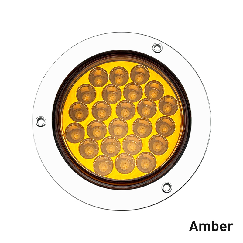 Modified light 4 inch tail light truck tail light LED truck tail light universal in a variety of cars with waterproof socket voltage is 12-24V