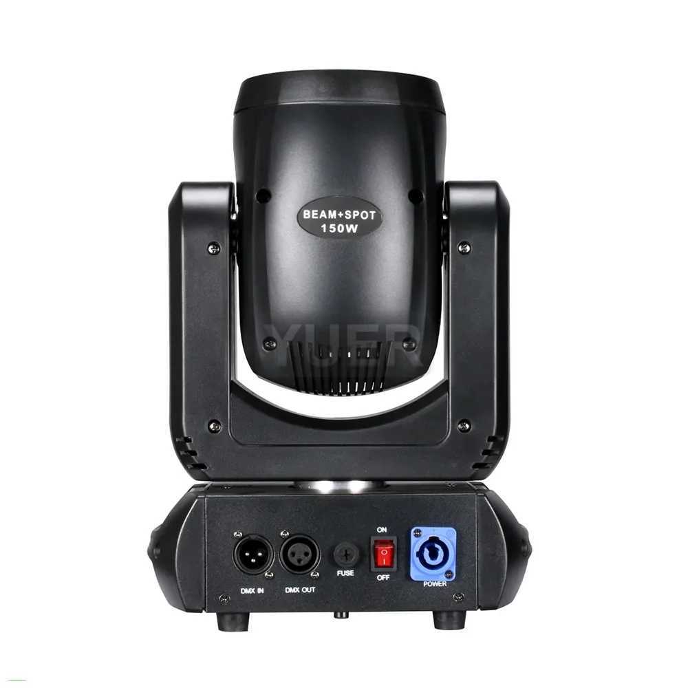 2Pcs/lot LED Moving Head 150W Beam Spot 18 Rotating Prisms Dmx Stage Effect Light Disco Dj Bar Wedding Club Music Party Indoor XJ250527