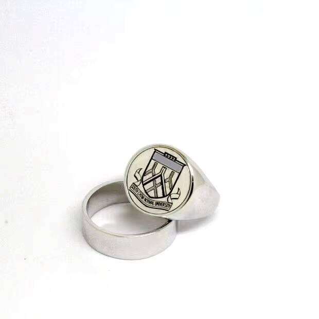 Wholesale Personalized 3D Engrave for Men Fashion Sterling Sier Ring Accept Customer's