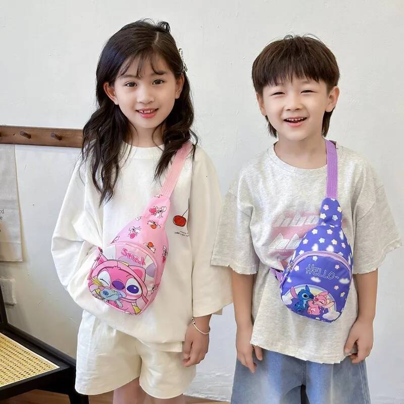 Anime Shoulder Bags Kawaii Fashion Chest Bag Travel Satchel Casual Portable Totes Backpacks Birthday Gifts For Boys Girls