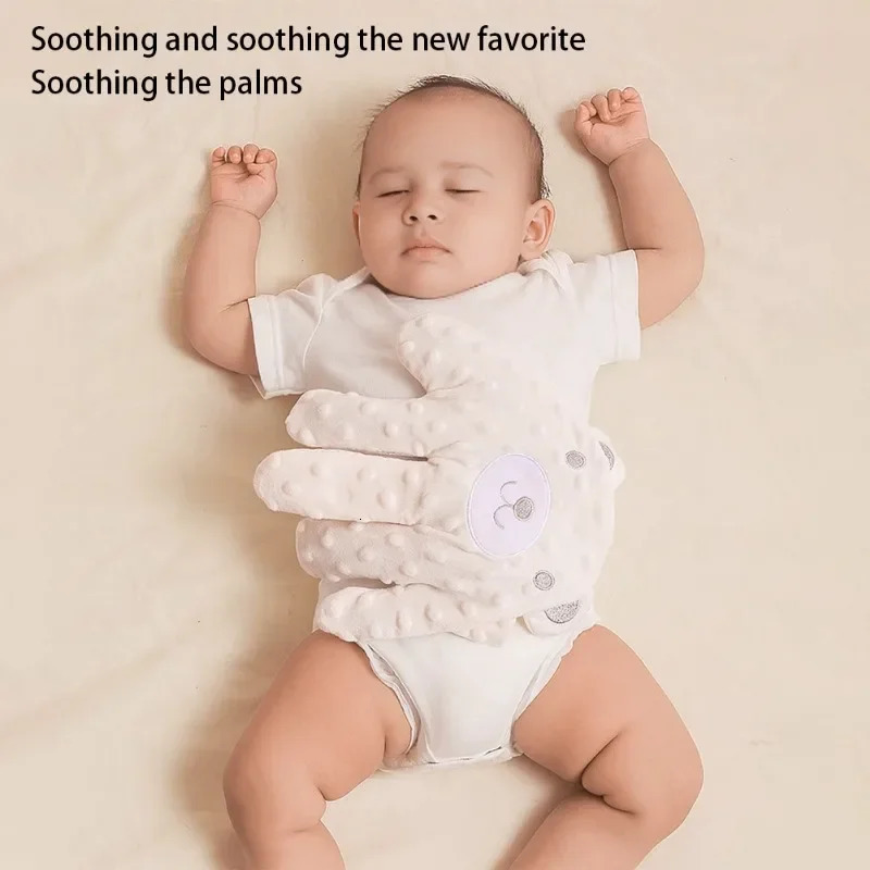 Cartoon Bear Baby Sleep Aid born Soothing Pillow Comforting Hand Detachable with Remote for Comfortable borns Sleeping 250527