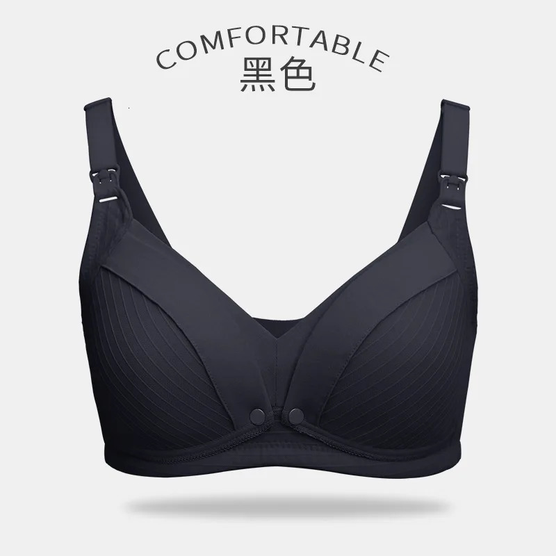 Maternity Nursing Bra Pregnant Women Mother Mama Open Breast Cotton Wire Free Sleep Underwear Lactating Bralette 250527