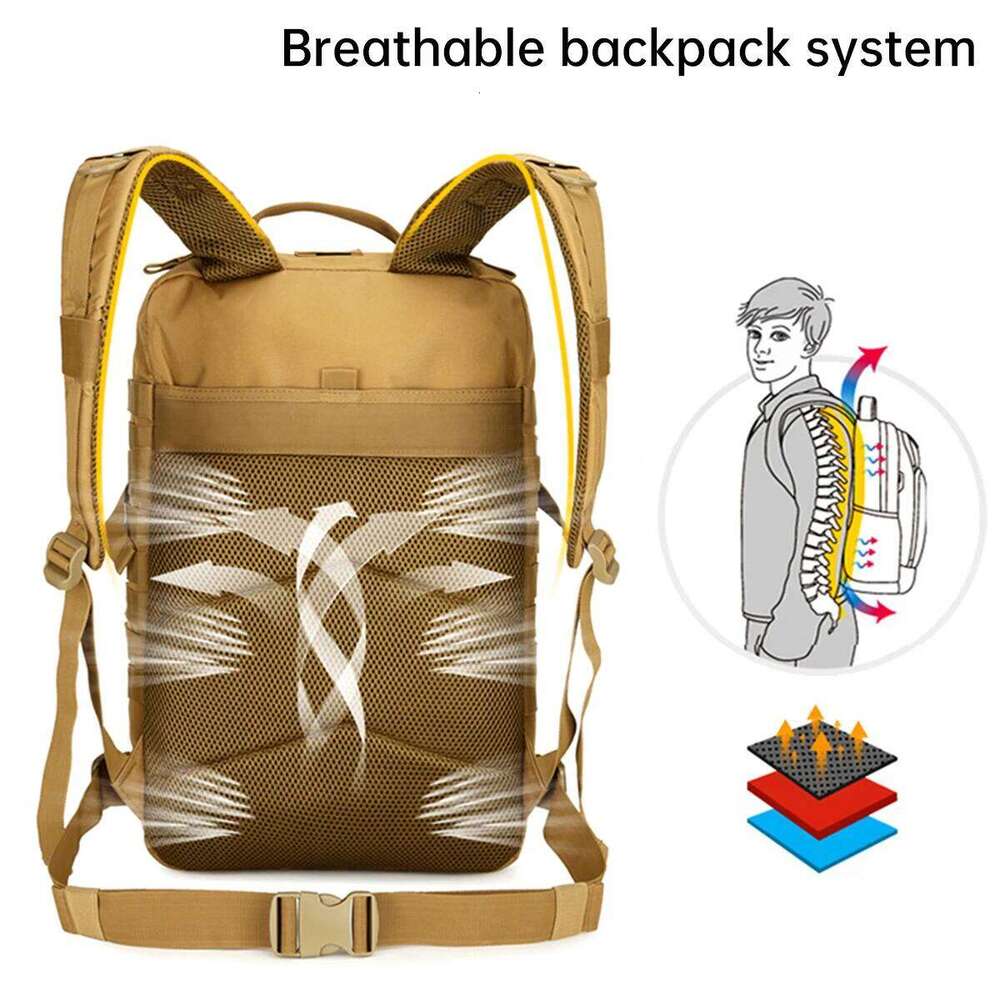 New Travel Tactical Large Capacity Oxford Cloth Backpack Men s Waterproof Outdoor Mountaineering Bag