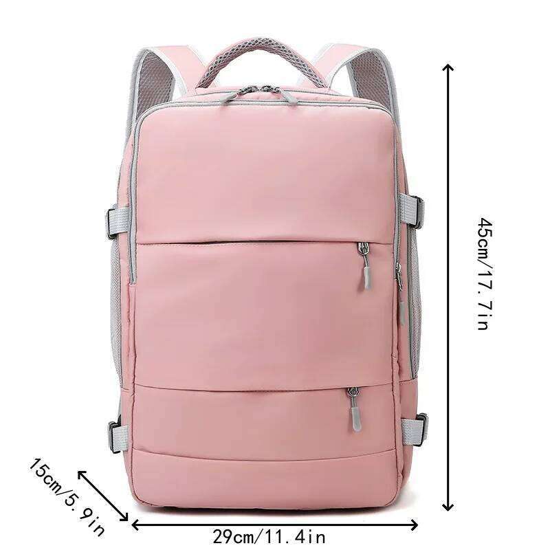 Travel Large Capacity Waterproof Anti Theft Casual Bag with Lage Strap Laptop Backpack Women