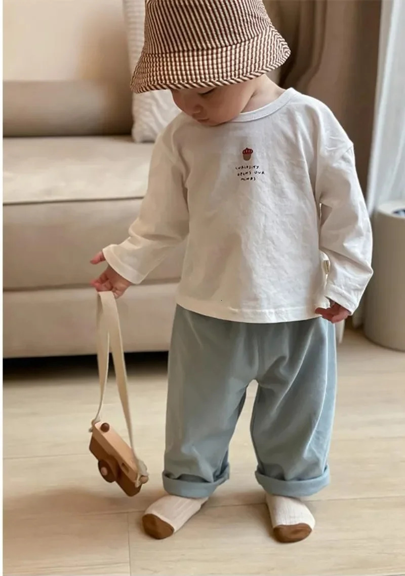 Baby Spring Multi Color Sports Pants for Boys and Girls Fashion Casual 04Y Kids Clothes 250527