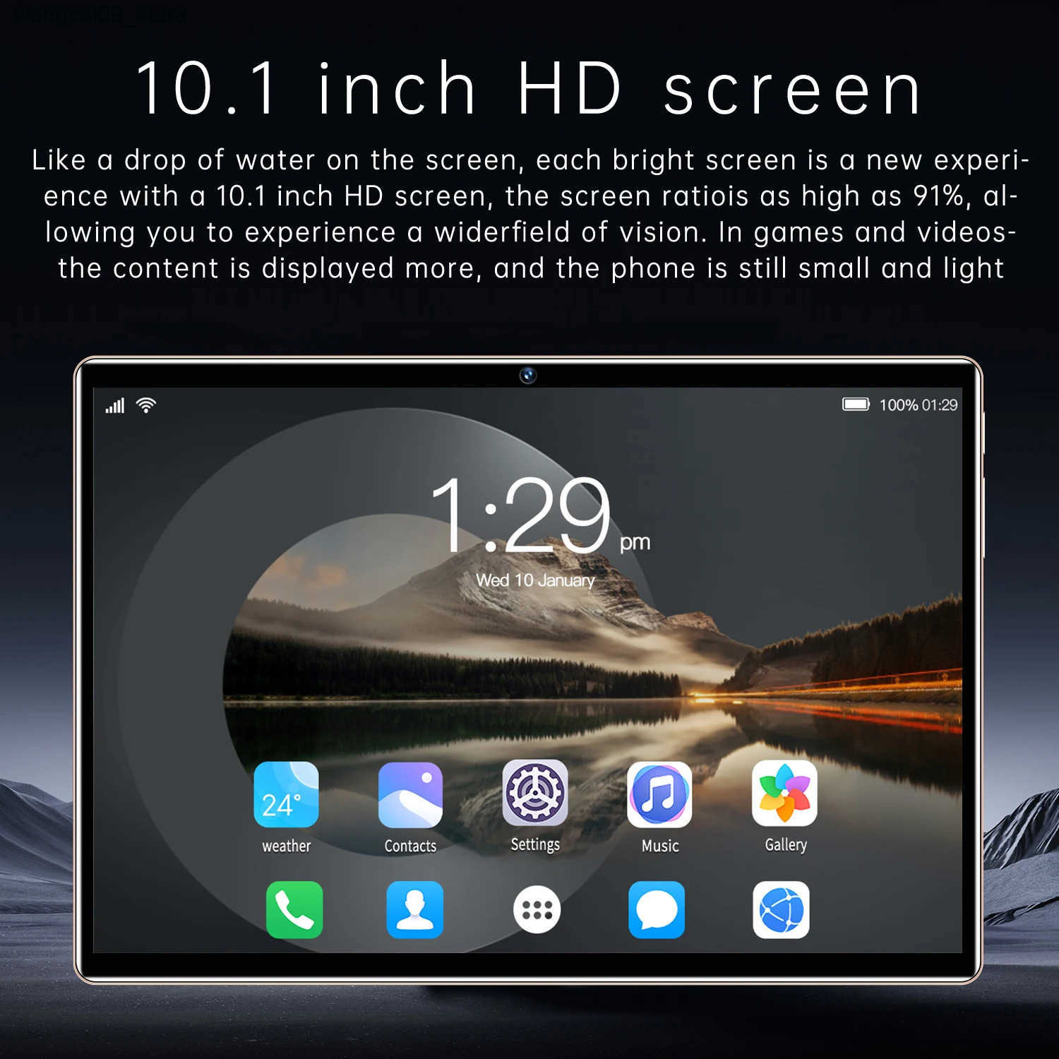 NEW Tablet Pad Pro 12GB RAM 512GB ROM 10.1 Inch HD Display Android 12 4G/5G Dual SIM Card Slot 8000mAh Battery Tablets z250527