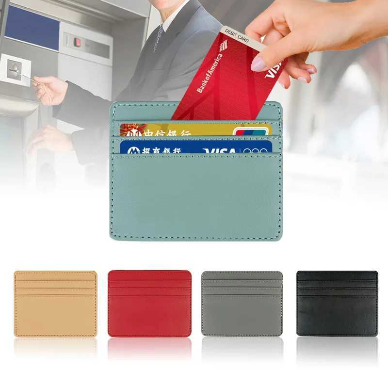 Men holder Mini Wallet Holder for Men Women Purse PU Leather Card Cover Z250527