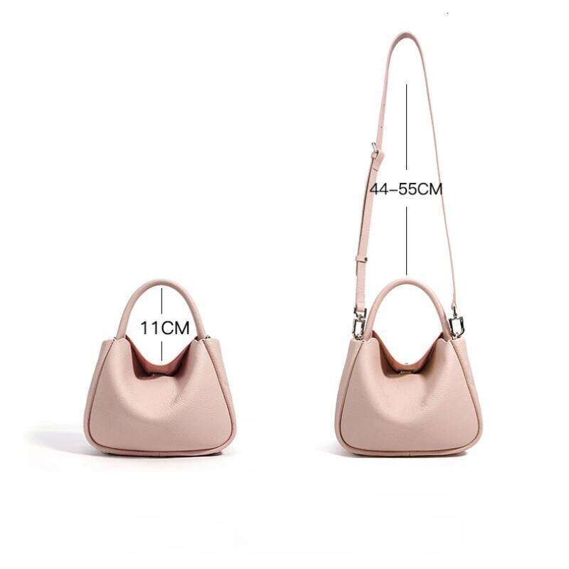Jonlily Women Genuine Leather Shoulder Female Fashion Handbag Totes Casual Small Crossbody Bag Mini Daybag Purse -Kg1807