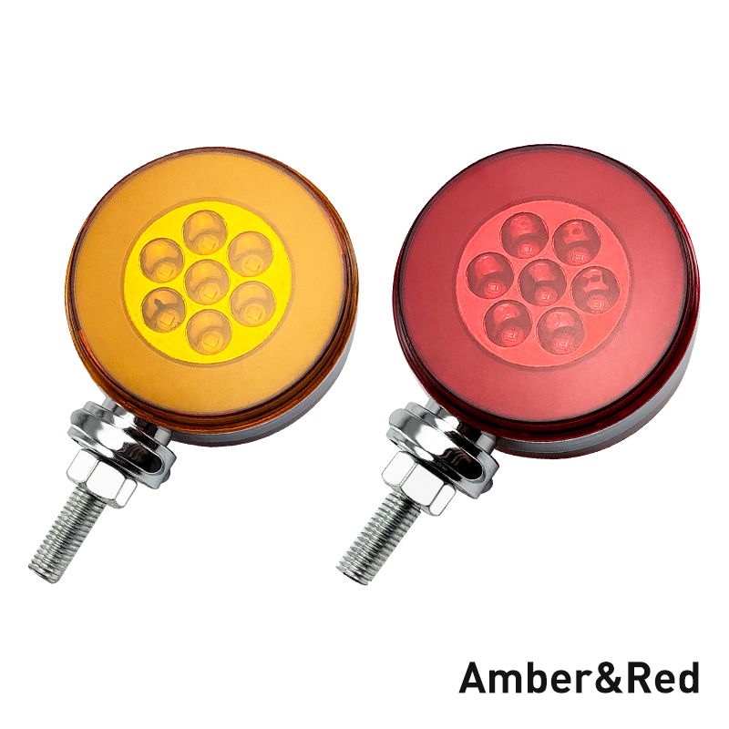 Modified Lights Truck Side Lights LED Truck Lights Double Sided Light Mode for Red Bright + Yellow Bright + Burst Flash