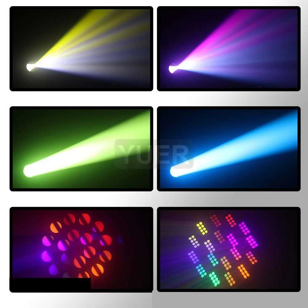 2Pcs/lot NEW LED Moving Head Light 200W Beam+Spot+18 Rotating Prisms+Rainbow Effect DJ DMX Stage Light Effect Light Disco DJ Bar XJ250527