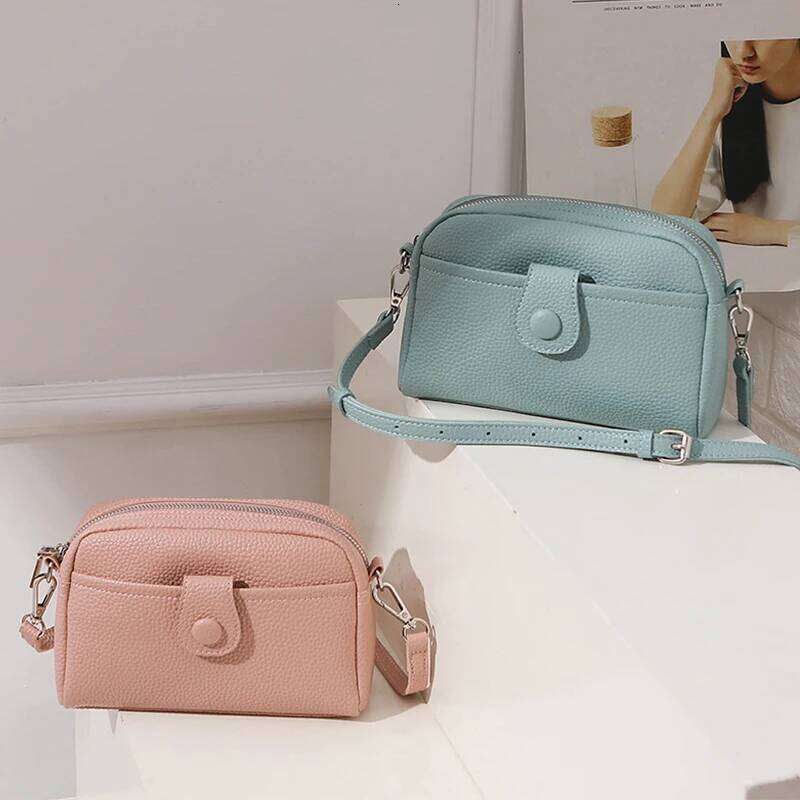 Fashion Brands Shoulder Bags For Women Simple PU Leather Crossbody Bag Shopping Phone Purse Female Messenger Handbag Pouch