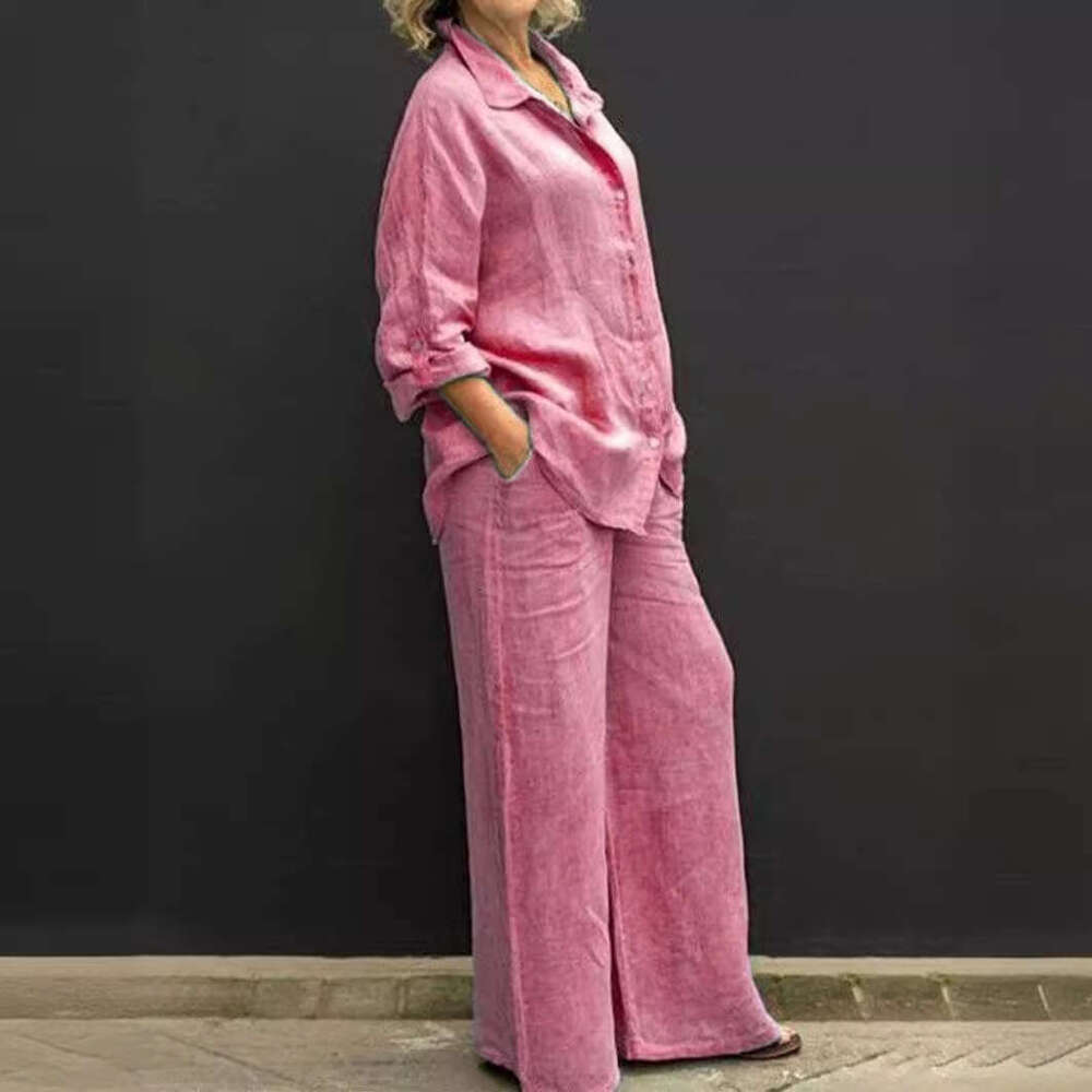 New Shirt Set 2025 Casual Urban Outfit Women's Fashion