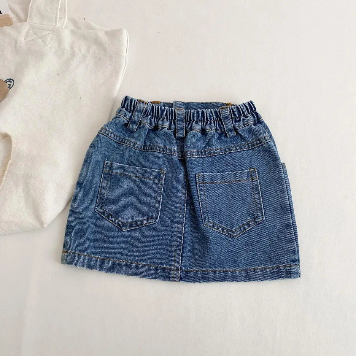 Girls Clothing Denim Short Skirt Summer Korean Baby Girl Half Children Body Wrap Buttocks Versatile 250527