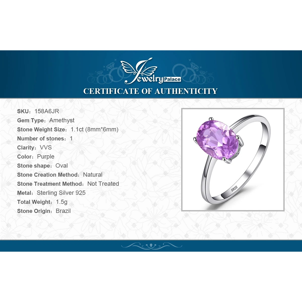 Jewelry Rose Gold Yellow Gold Plated Oval Natural Amethyst Citrine Garnet Topaz Peridot 925 Sterling Silver Ring for Women 250519