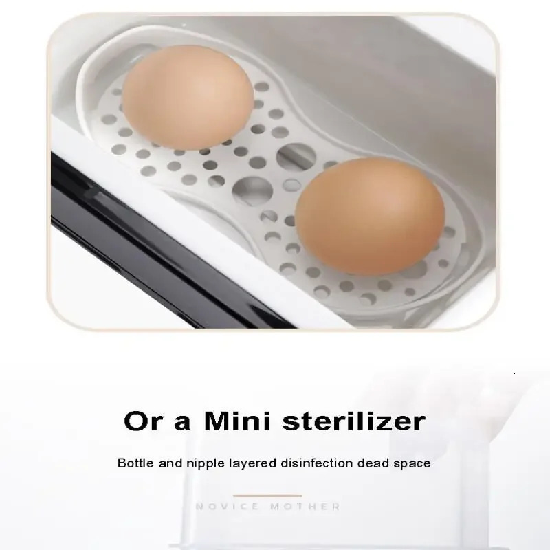 Automatic Baby Bottle Warmer Sterilizer for Double Breast Milk born Feeding 6 In 1 250527