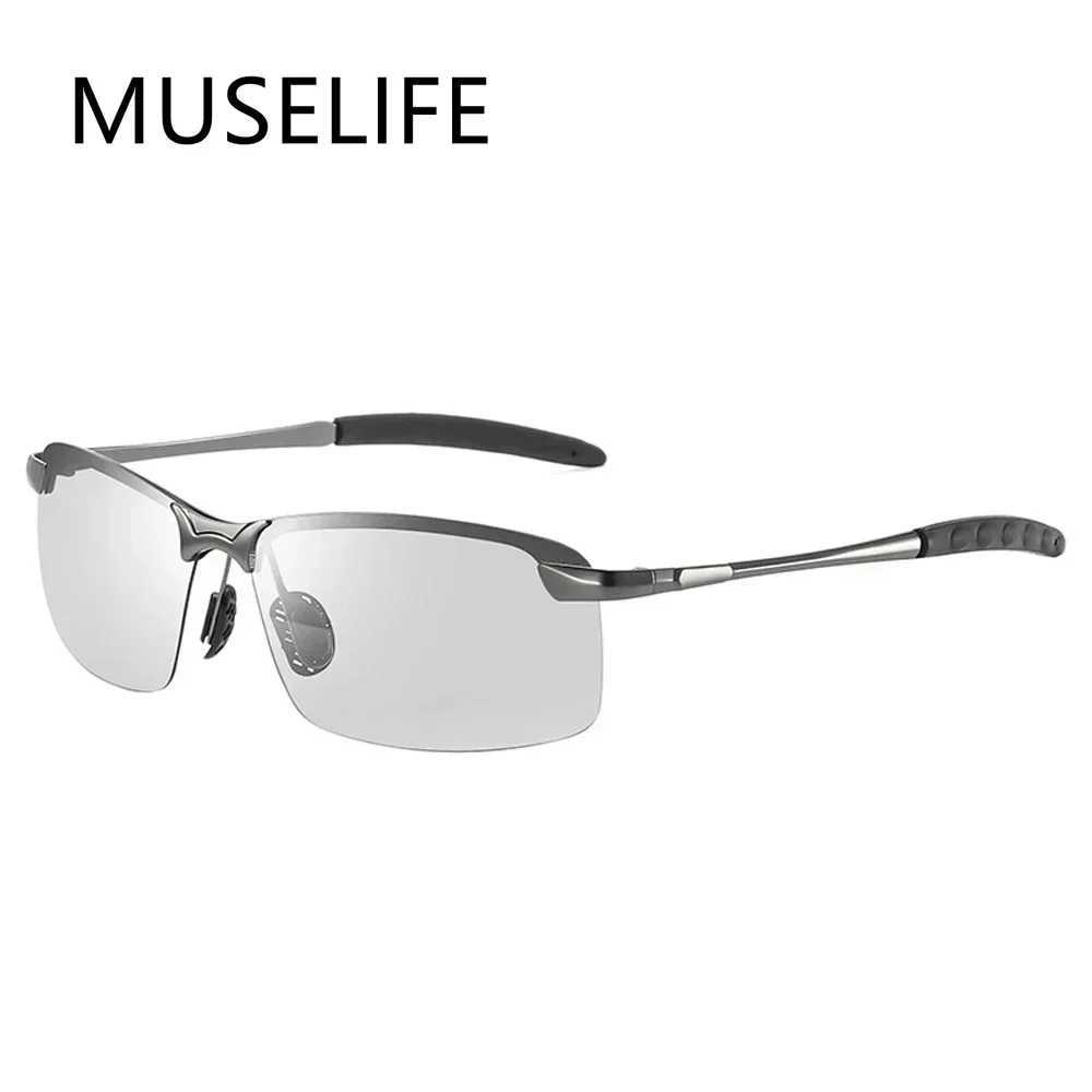 Sunglasses Men Polarized Driving Glasses Male Sun Glasses Day Night Vision Drivers Eyewear Z250527