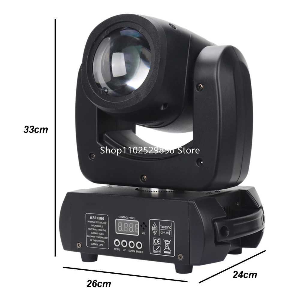 DJ Equipment 100W Gobo Spot Beam LED Moving Head Party Disco Stage Lights Sound DMX Control 18 Prisms For Club Stage XJ250527