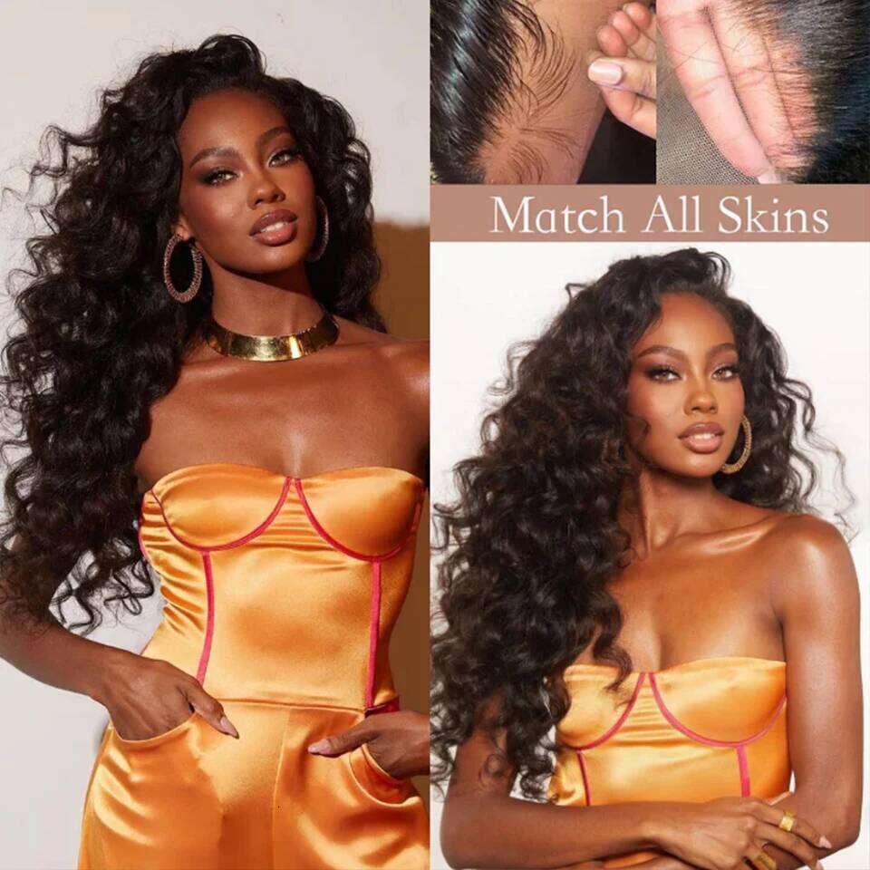 Loose Wave 4X4 6x4 Glueless Wig Human Hair Ready To Wear 13x6 13X4 Lace Front Wigs Deep Curly Preplucked Hairline Pre Cut