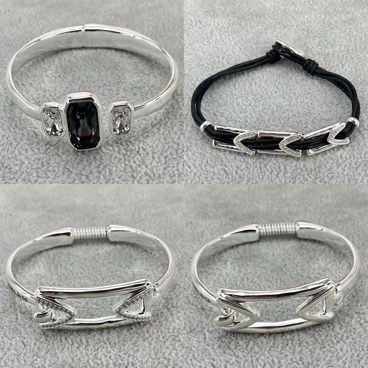 Spanish original unode50 jewelry hemp rope pearl bracelet light luxury fashion girls exquisite gift couple versatile accessories W250526