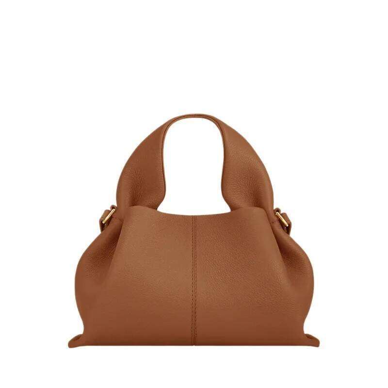 Cloud Bag New Color Number Nine Litchi grain cowhide dumpling handbag crossbody female