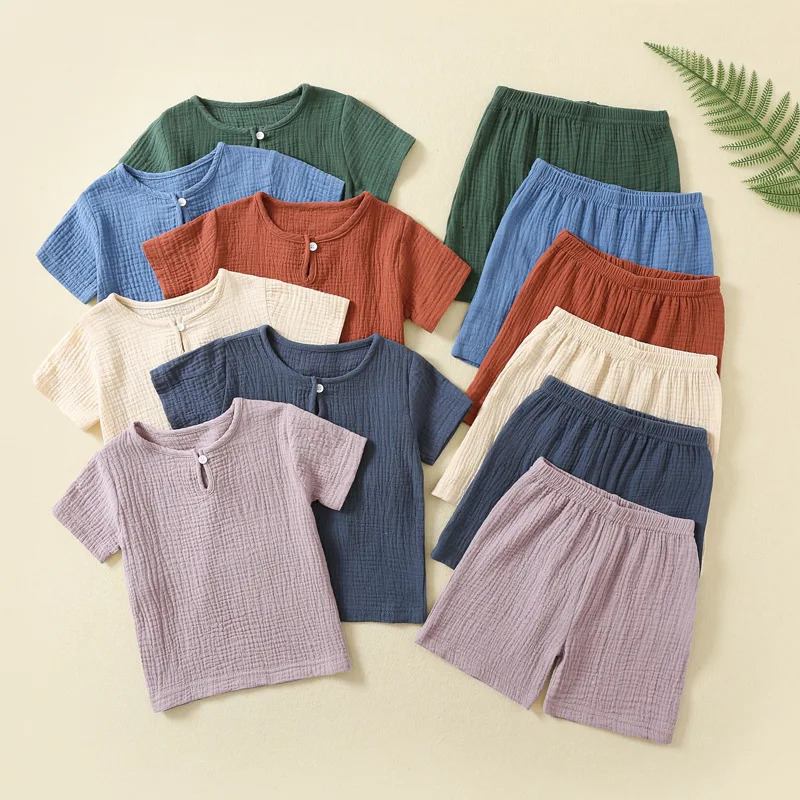 Toddler Short Pajamas Set Baby Boys Girls Kids Snug fit Sleepwear pjs for Daily Life Style 250527
