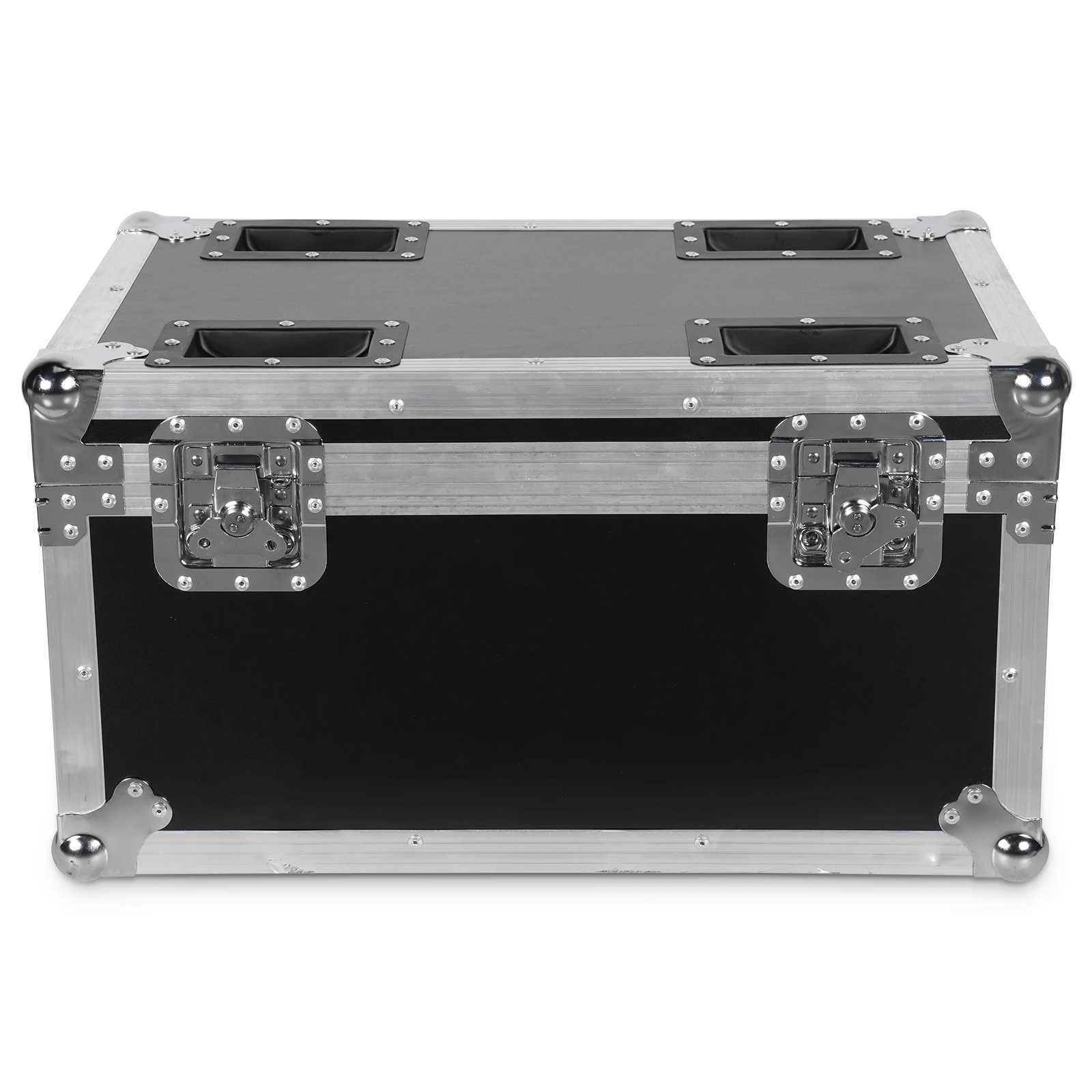 Fieryzeal Heavy-duty Airline Case for (4) 18 LED Par Light Stage Light Gator Cases with Built-in Wheels for DJ Bar Concert Party XJ250527