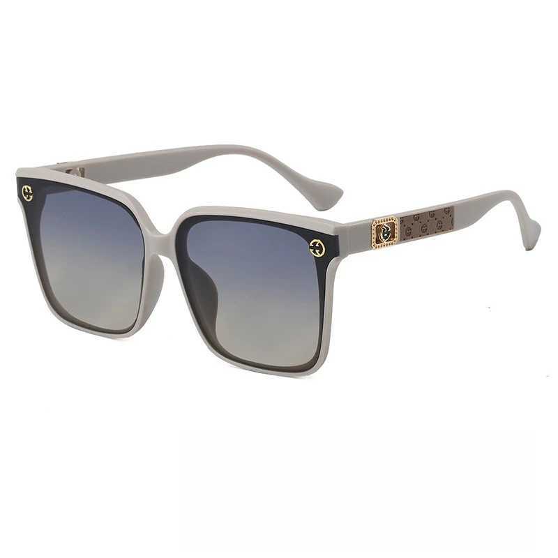 2025 Oversized Cat Eye Sunglasses Women Polarized UV400 Slimming Frame Luxury Viral Street Style Designer Shades Z250527