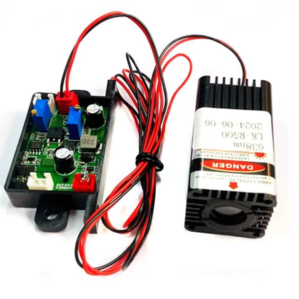 638nm 500mw Red Coarse Beam Laser Stage Light Module XJ250527