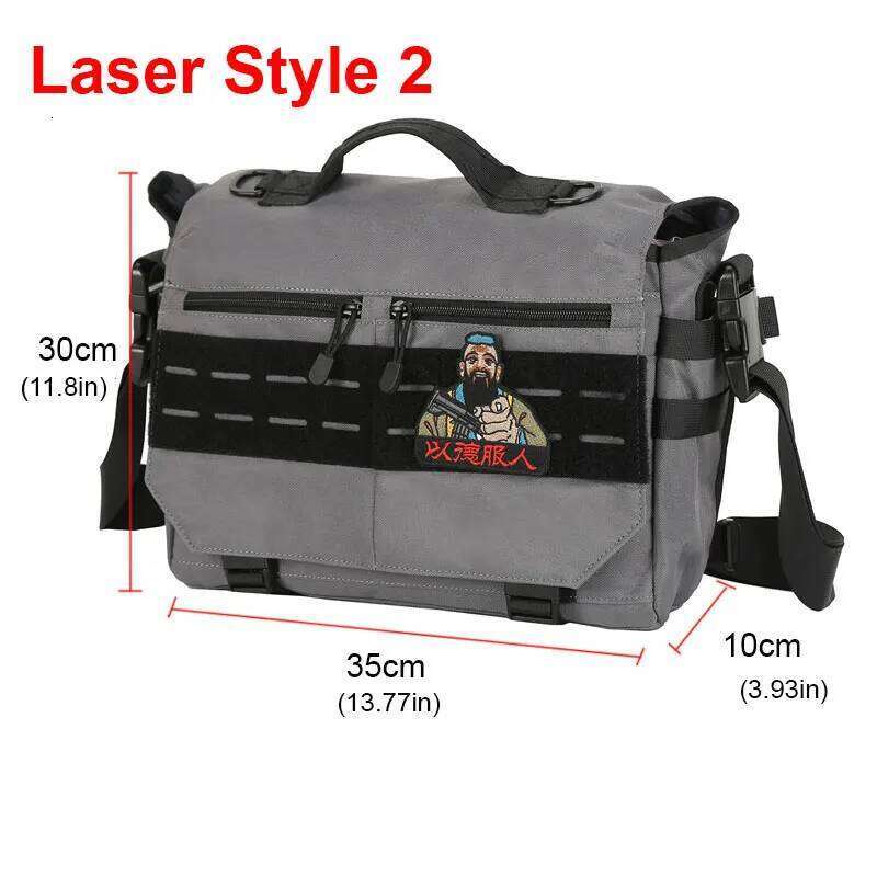 Molle Laptop Bag Tactical Messenger Bags Computer Backpack Fanny Belt Outdoor Sports Shoulder Camping Pack XA156A