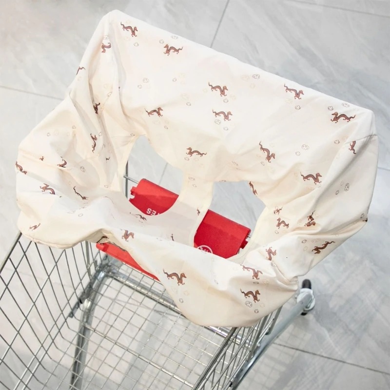 Print Kids Shopping Cart Pad Sleeve Baby High Legged Dinning Chair Seat Cover Care Solution for and Toddlers A2UB 250527