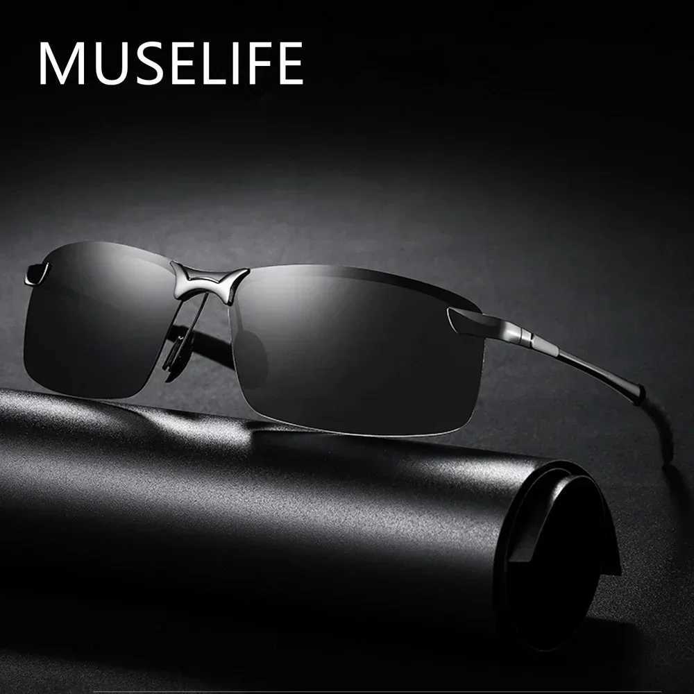 Sunglasses Men Polarized Driving Glasses Male Sun Glasses Day Night Vision Drivers Eyewear Z250527