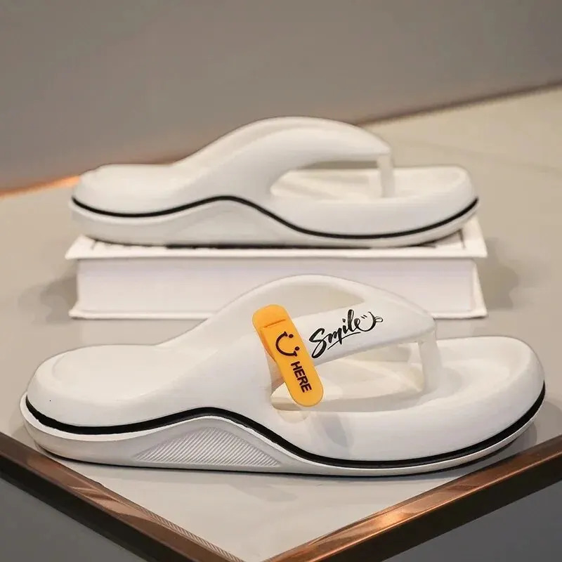 Flip Flops Mens Thong Sandals Summer Men Shoes Thick Bottom EVA Non-slip Slide Slippers Outdoor Indoor Couples Shoes 250526