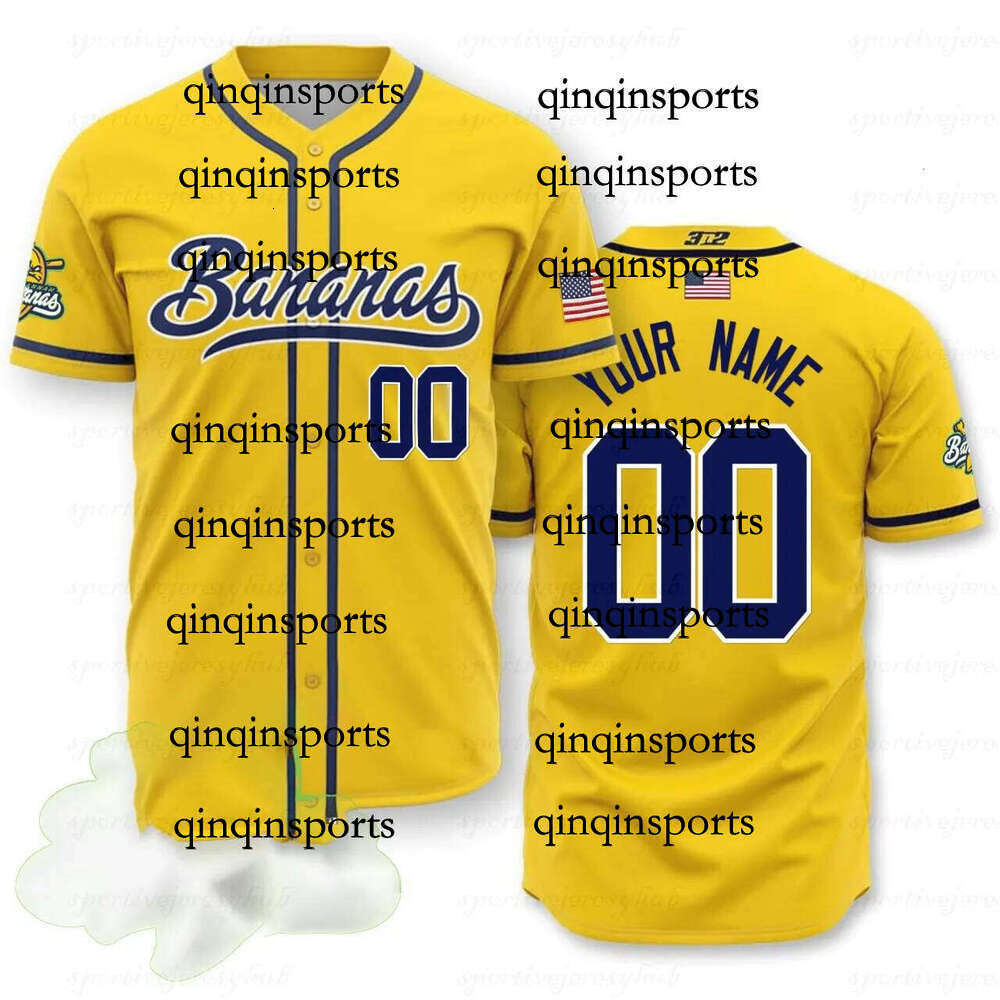 The Savannah Bananas Baseball Jersey Ball#1 Olson#8 Zack Phillips #29 RAC#15 Andy Archer #24 Stilts #14 All ed For Men Women Youth