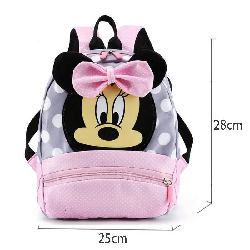 Cartoon Backpack For Baby Boys Girls Minnie Mouse Children Lovely Kindergarten Schoolbag Kids Gift
