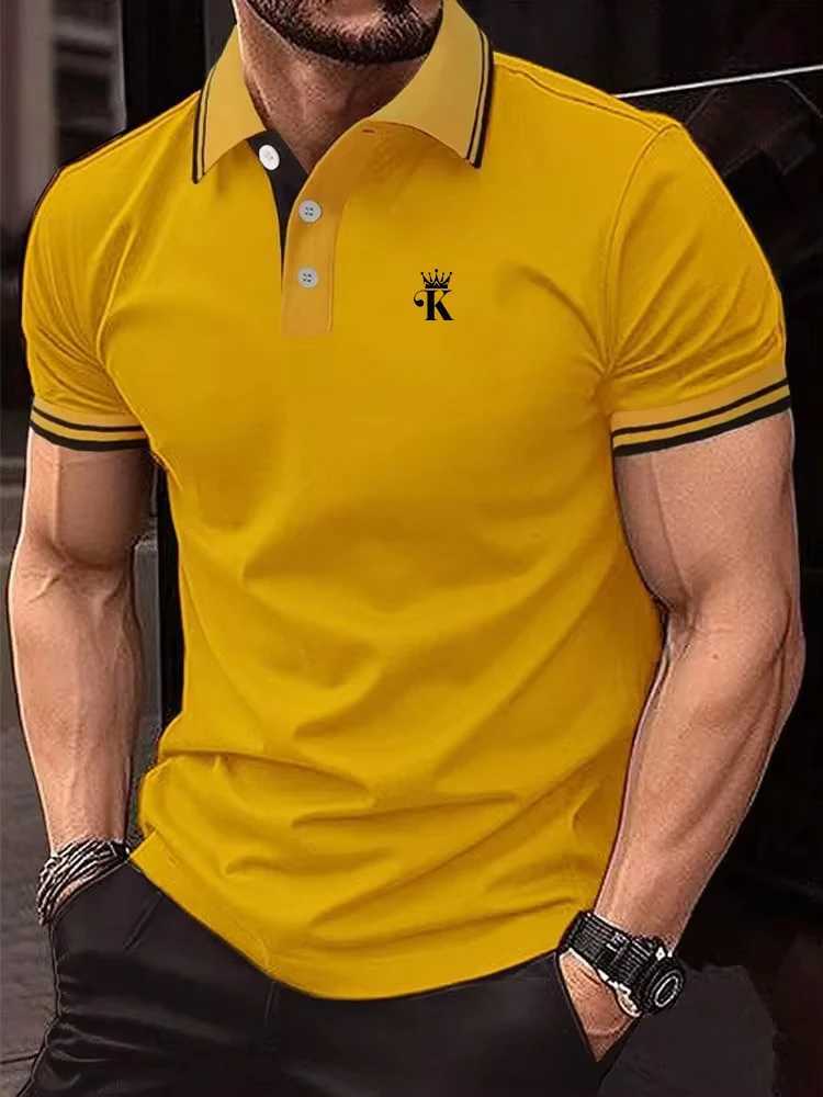 Mens Shirt Golf Shirt Outdoor Casual Collar Classic Short SLeeve Basic Button Front Button-Down Summer Regular Fit Z250527