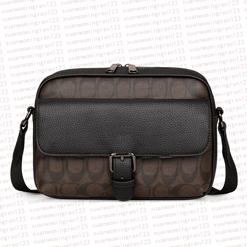 Ndbags Men Leather TRIO Messenger Bag Make Up Designer Bag Handbag S Designers Mens Shoulder Bags